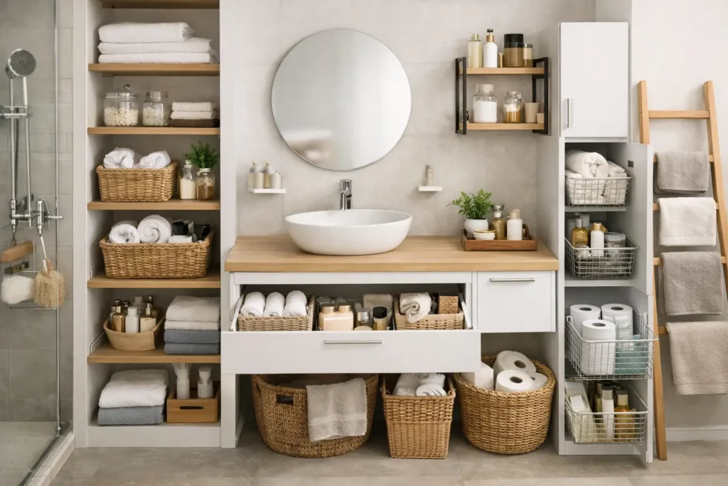 12 Best Bathroom Storage Solutions