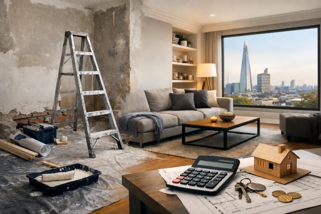 Living Room Renovation Cost in London