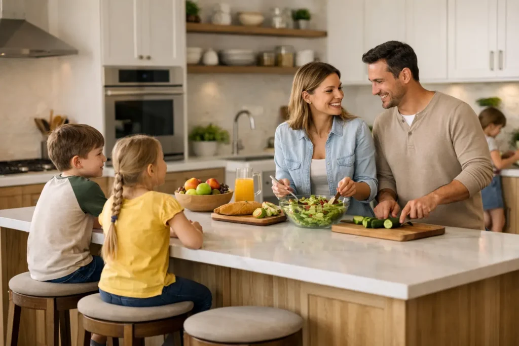 6 Rules for the Best Family Kitchen Layout