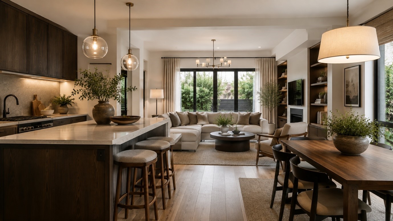 Modern Open-Plan Home Interior Design