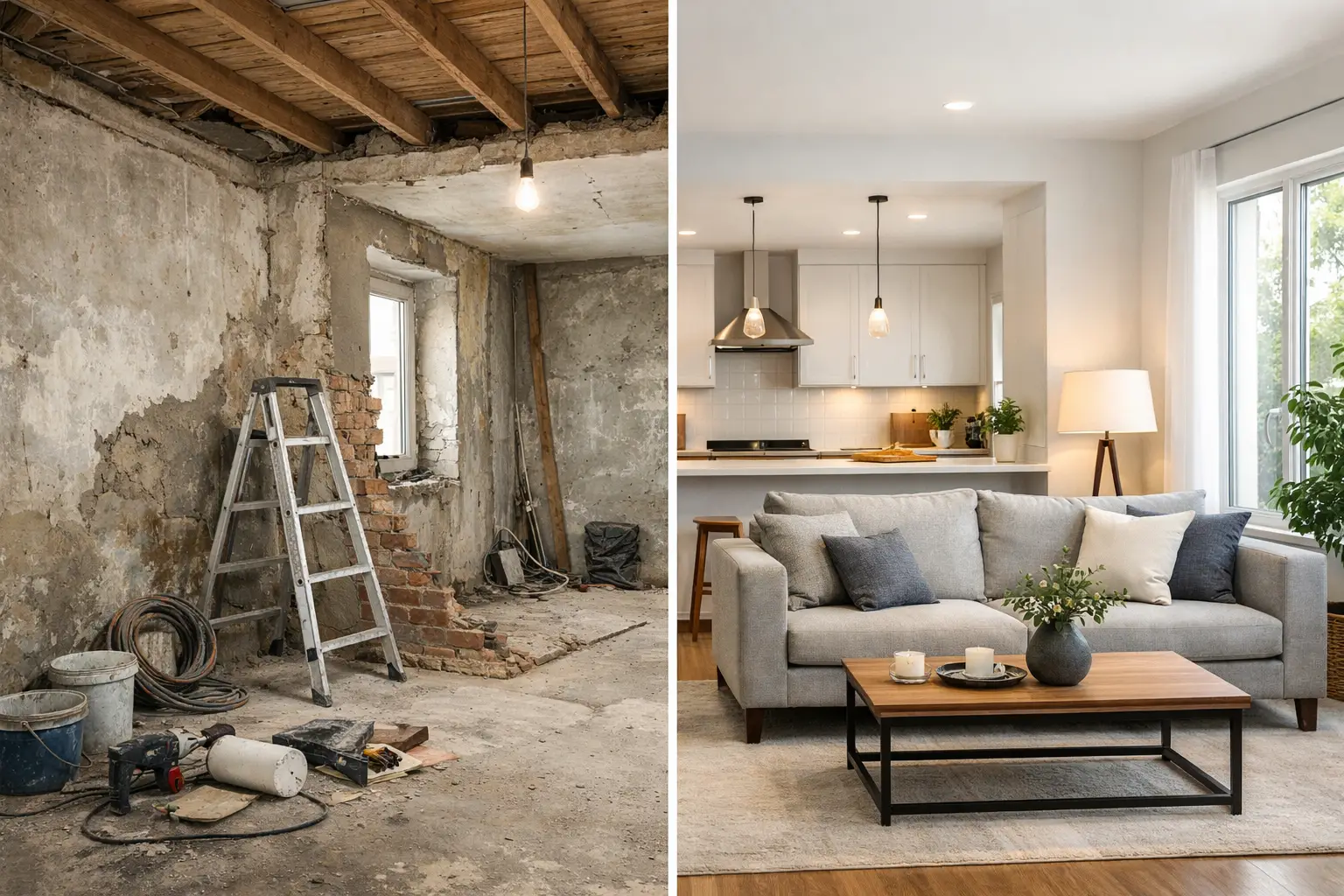 Refurbishment vs Renovation for Your Home